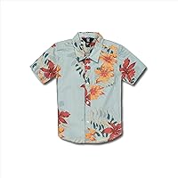 Volcom Little Boys Wave Fayer Floral Short Sleeve Shirt