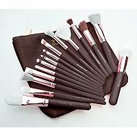 Makeup Cosmetics Brush Tool Rose Golden SET OF 15 (Pack of 15)Colour may very