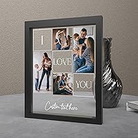 CRYPTONITE Personalized Acrylic Plaque for Mothers Day Gifts | Customized Gifts for Your Mom | Choose Your Favorite Photos for A Unique Personalized Aunt Gifts | Optional LED Lights (Style 02)
