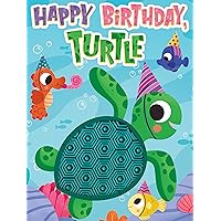 Little Hippo Books Happy Birthday Turtle I Ocean Children's Books Ages 1-3 | Touch and Feel Books for Toddlers 1-3 & Baby Books | Best Kids Books and ... Children's Books and Sensory Books