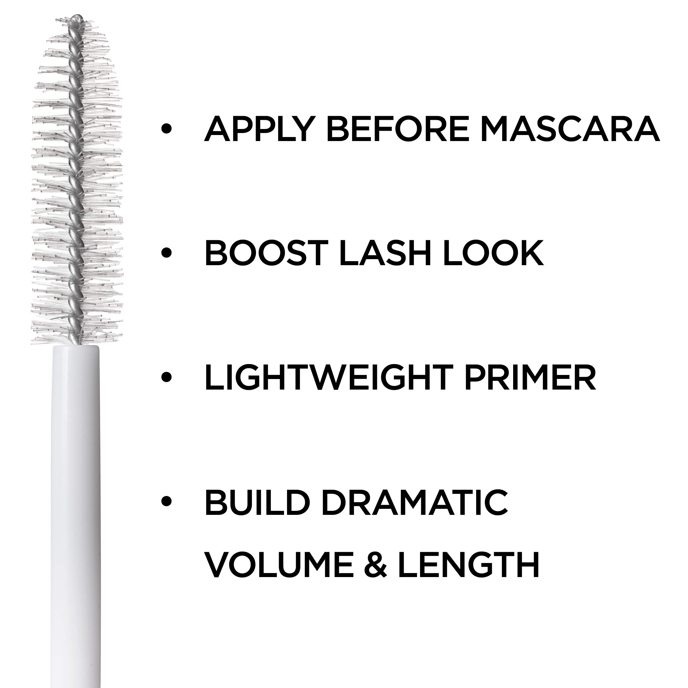 L'Oreal Paris Makeup Voluminous Lash Boosting Conditioning Primer Mascara, White Primer, 0.24 fl; oz.