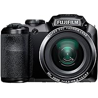 Fujifilm FinePix S4850 Black 16MP Digital Camera with 30x Optical Zoom and 3