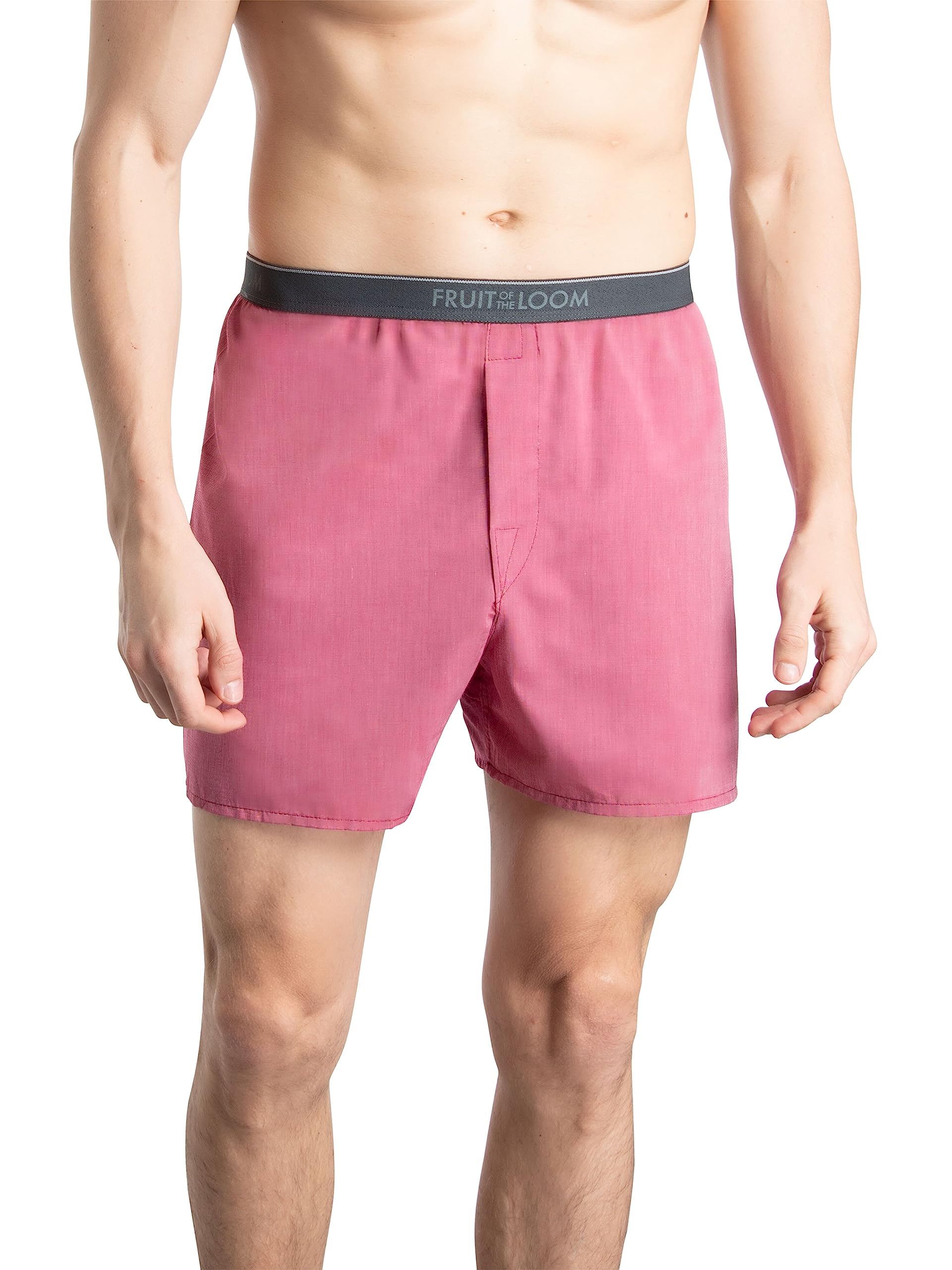 Fruit of the Loom mens Tag-free Boxer Shorts (Knit & Woven)