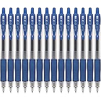 Pilot, G2 Premium Gel Roller Pens, Extra Fine Point 0.5 mm, Pack of 14, Blue