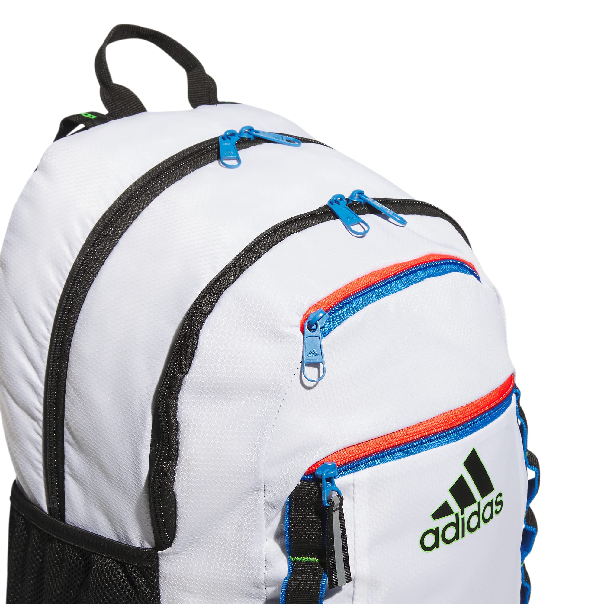 adidas Excel 6 Backpack, White/Bright Royal Blue/Black, One Size