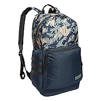 adidas Classic 3S 4 Backpack, Essential Camo Crew Navy-Silver Green/Crew Navy/Black, One Size