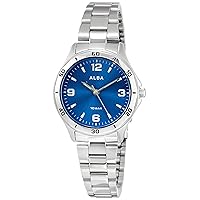 Seiko Watch AQQK409 Women’s Watch, Reinforced Water Resistant (10 ATM), Dome Inorganic Glass, Silver