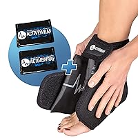 ActiveWrap Bundle - Foot and Ankle Ice Pack Wrap with Reusable Ice Packs for Injuries