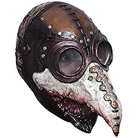 Ghoulish Productions Bloody Dr.Peste Mask, Bloody Beak Peste Crow Latex Mask.Gas Mask & Steampunk Line. Adult Mask One size latex mask