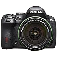 Pentax K-50 16MP Digital SLR with 18-135mm Lens (Black) - International Version
