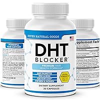 DHT Blocker - Hair Growth Supplement for Genetic Thinning for Men & Women - Helps Hair Loss & Stimulate Hair Growth with Saw Palmetto, Biotin & Iron - Hair Growth Supplements Pills