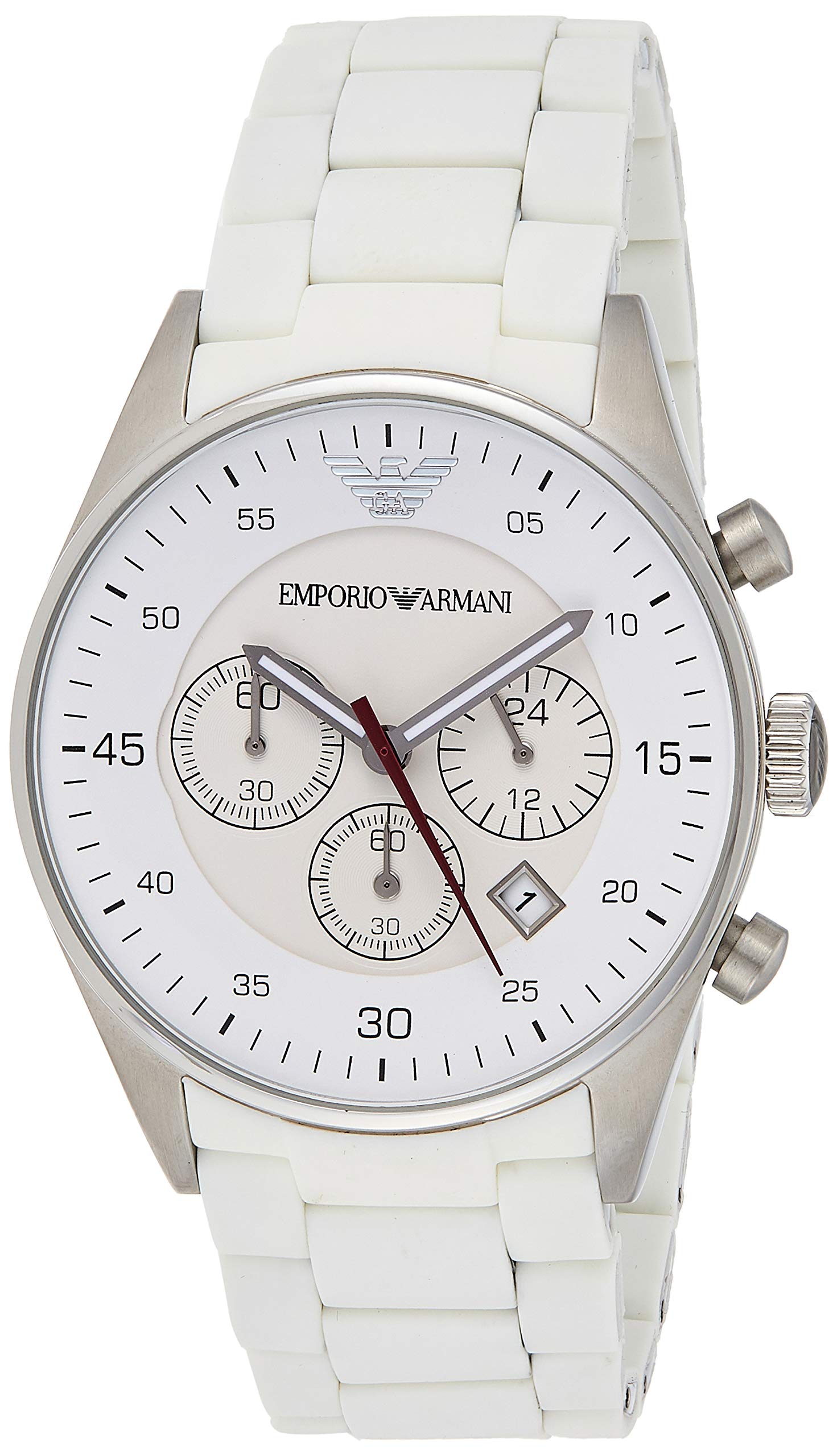 Introducir 37+ imagen emporio armani white watch price