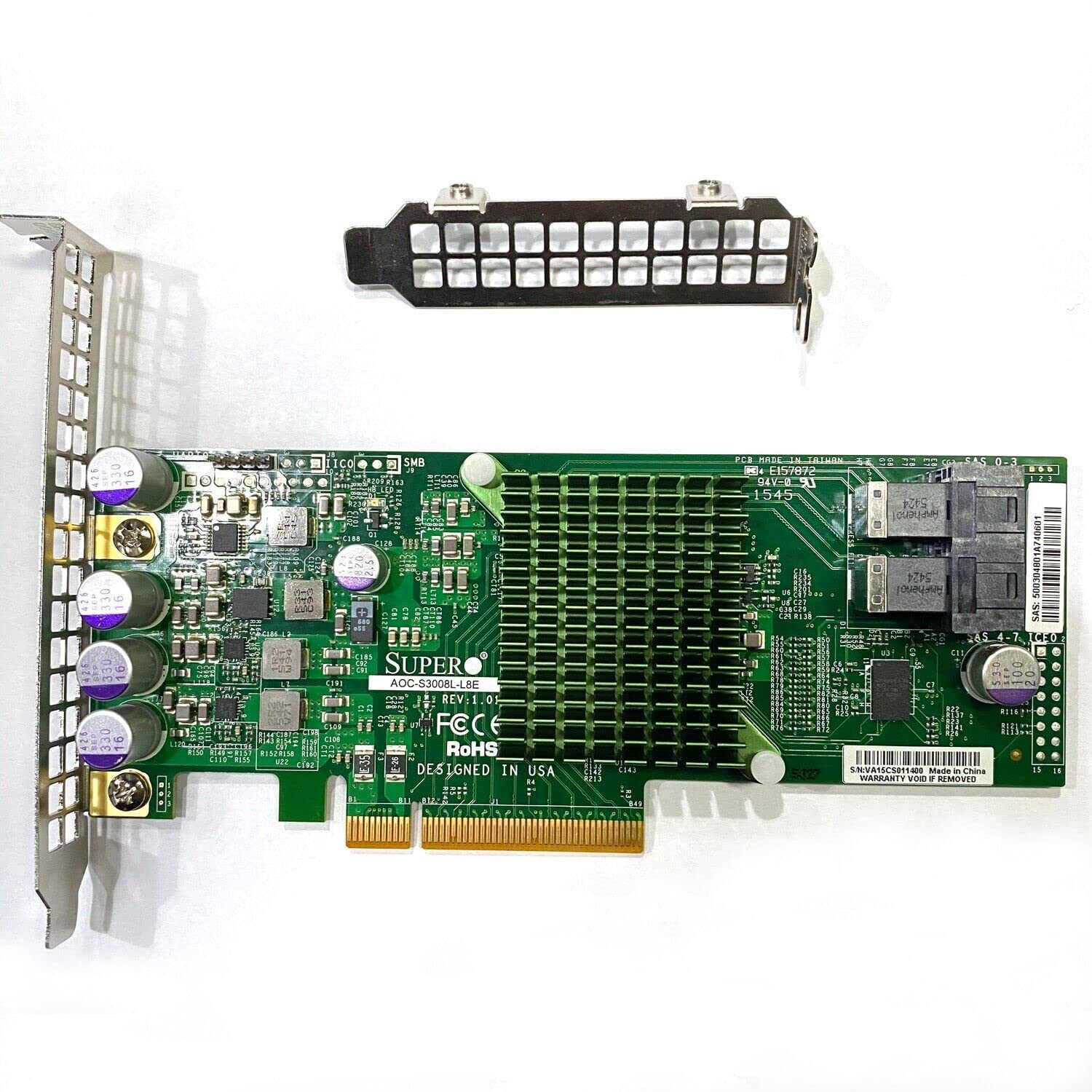 SXTAIGOOD AOC-S3008L-L8E SAS 8-Port 12Gb/s PCIe HBA IT-Mode w/Bracket