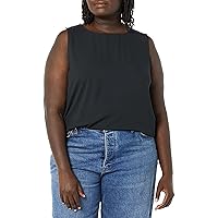 Amazon Essentials Women's Regular-Fit Sleeveless Layering Tank Top Crew Neck