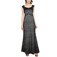 Womens Glitter Maxi Gown