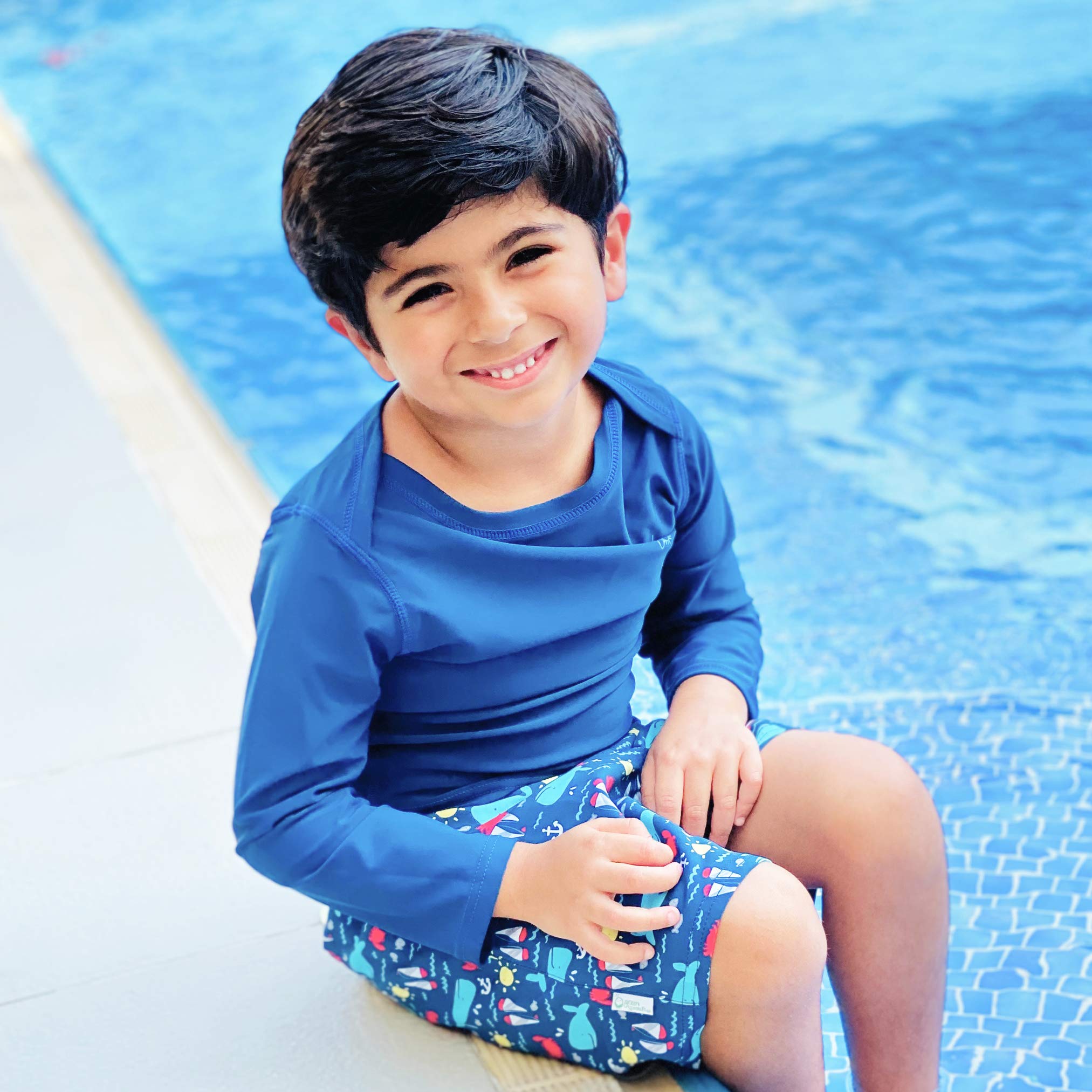 i play. Baby-Boys Trunks with Built-in Reusable Swim Diaper