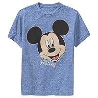 Disney Characters Mickey Big Face Boy's Performance Tee