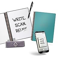 Core Reusable Smart Notebook | Innovative, Eco-Friendly, Digitally Connected Notebook with Cloud Sharing Capabilities | Dotted, 8.5