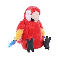 Wild Republic Scarlet Macaw Plush, Stuffed Animal, Plush Toy, Gifts for Kids, Cuddlekins 8