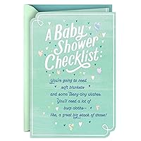 Hallmark Baby Shower Card (Baby Shower Checklist)