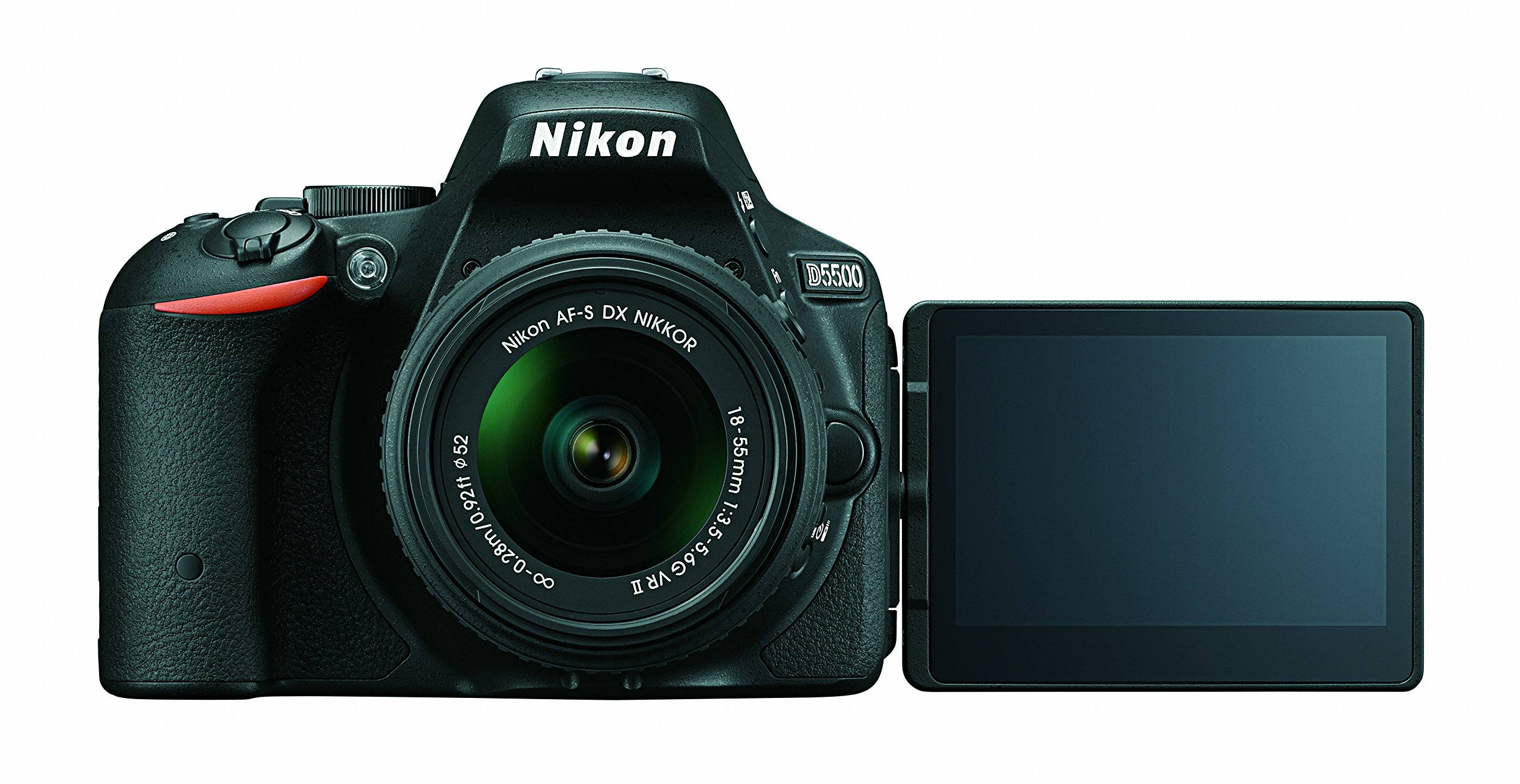 Nikon D5500 DX-format Digital SLR w/ 18-55mm VR II Kit (Black)