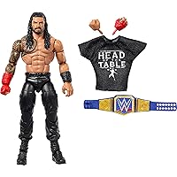 Mattel WWE Roman Reigns Top Picks Elite Collection Action Figure, Articulation & Life-Like Detail, Interchangeable Accessories, 6-inch