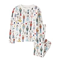 little planet by carter's unisex-baby Baby and Toddler 2-piece Pajamas made with Organic Cotton, Nutcracker Print, 4T