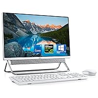 Dell Inspiron 5400 All in One Desktop Computer, 23.8” FHD, Intel 11th Gen i5-1135G7 Upto 4.2GHz, 16GB RAM, 1TB SSD, Webcam, HDMI, SD-Card, USB Type-C - Windows 10 Pro (Renewed)