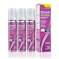 Minoxidil Topical Aerosol Foam, 5%, Hair Regrowth Treatment for Women, 2.11 oz Reactivates Hair Follicles to Stimulate Hair Regrowth - 6 Months Supply