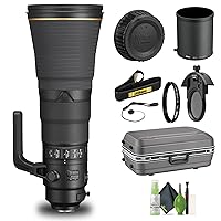 Nikon AF-S NIKKOR 600mm f/4E FL ED VR Lens (20054) + Cap Keeper + Cleaning Kit (Renewed)