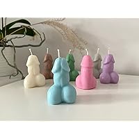Tiny Penis Candle, Little Dick Candle, Stag Gift,Hen Gift,Cock Candle, Bridesmaid Gift, Best Selling Candles (Pink, TOBACCO & CHOCOLATE)
