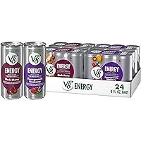 ENERGY Pomegranate Blueberry and Black Cherry Energy Drink Variety Pack, 8 FL OZ Can (4 Packs of 6 Cans)