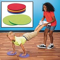 S&S Worldwide Floor Glide Exercise Spots (Pack of 12)