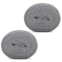 60FT(1.3 LB) Steel Wool Roll, Coarse Wire Fill Fabric DIY Kit, Hardware Cloth, Gap Blocker to Keep Annoying Animals Away from Holes/Wall Cracks/Vents in Garden/House/Garage