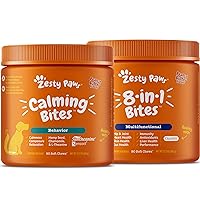 Calming Soft Chews for Dogs - Composure & Relaxation for Everyday Stress + Multifunctional Supplements for Dogs - Glucosamine Chondroitin for Joint Support