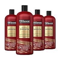 TRESemmé Shampoo Keratin Smooth 4 Count For Dry Hair Sleek Look For Up To 72 Hours 28 Oz