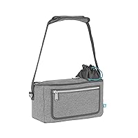 Babymoov Premium Universal Stroller Organizer | XL Storage, Full Zip Closure, Insulated Cup Holder and Smart Phone / iPhone Pouch