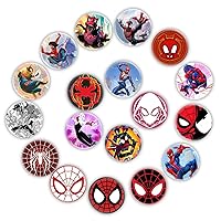 Teens Hero Button/Badge (18Pcs 1.5 inch) Gifts Button Badge Cartoon Decoration for Bags Backpack Accessories Supplies Crafts Decor Teens