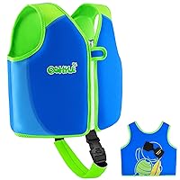 Premium Neoprene Swim Vest for Kids - with Adjustable Safety Straps Age 1-9,Ideal Buoyancy Swim Aid for Boys, Girls, and Toddlers