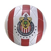 Icon Sports Fan Shop Classic Team Soccer Ball Federación Mexicana de Fútbol Asociación Chivas, Team Color, Size 5