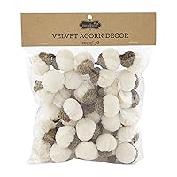 Mud Pie Velvet Acorn Vase Filler, 1