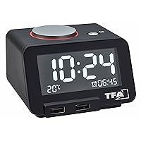 TFA-Dostmann TFA 60.2017.01 Homtime Digitalalarm clock