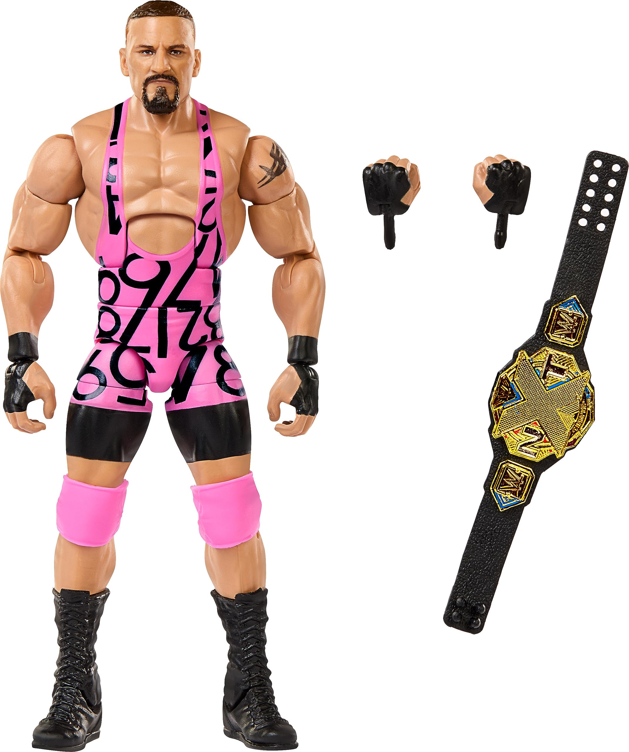Mattel WWE Bron Breakker Elite Collection Action Figure with Accessories, Articulation & Life-Like Detail, 6-Inch