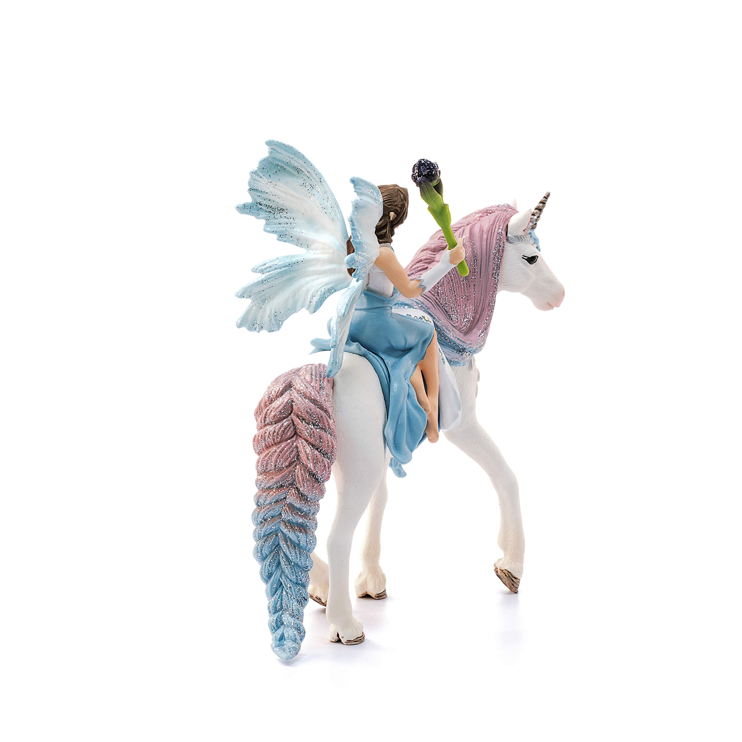 Schleich bayala, 3-Piece Playset, Unicorn Toys for Girls and Boys 5-12 Years Old, Fairy Eyela with Princess Unicorn