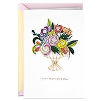 Hallmark Signature Mothers Day Card (Quilled Flowers, How Much You Mean)