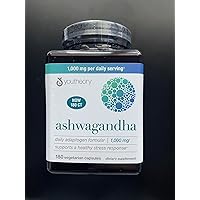 Youtheory Ashwagandha 1000mg with KSM-66 - Helps Support a Healthy Stress Response,180 Capsules (Pack of 1)