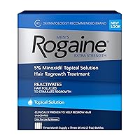 Rogaine Men's Extra Strength Unscented 6 oz (Pack of 6)