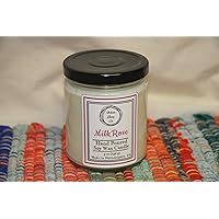 Milk Rose Soy Wax Candle - Whole Body Co (4 oz)