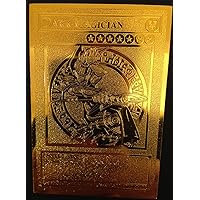 Yu-Gi-Oh Dark Magician English Golden Metal Card Custom Made