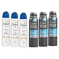 Dove Deodorant (Pack of 6) 5.07 Oz